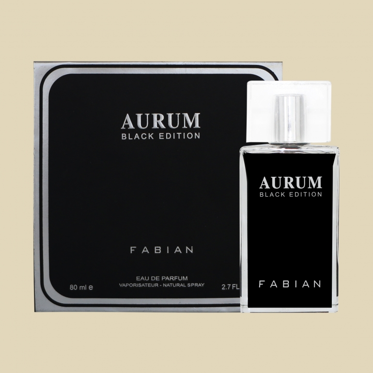 Fabian Aurum Black Edition Edp 80ml Bottle Web 1 Fabian Aurum Black Edition Edp 80ml Bottle Web 1