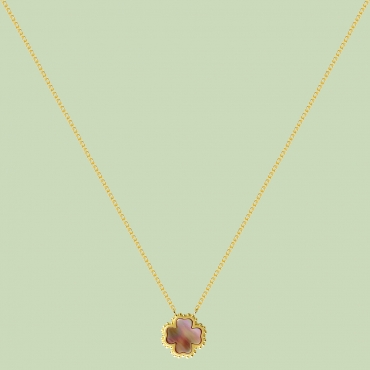 Gold Plated Plus Pattern Necklace Flj Net1793 Nl