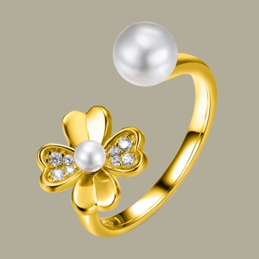 Flower Shape Ring Flj Rit1337 7 R
