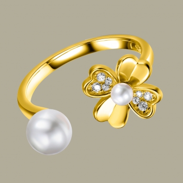 Flower Shape Ring Flj Rit1337 7 R