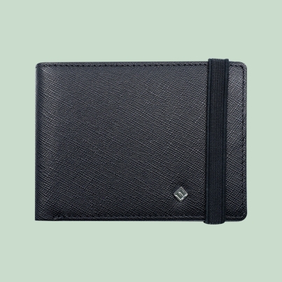 Fabian Leather Wallet Black - FMW-SLG22-B 1