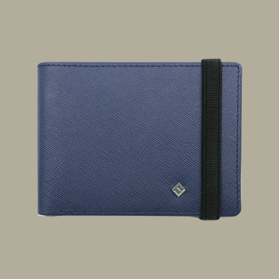 Fabian Leather Wallet Blue - FMW-SLG23-BL 1