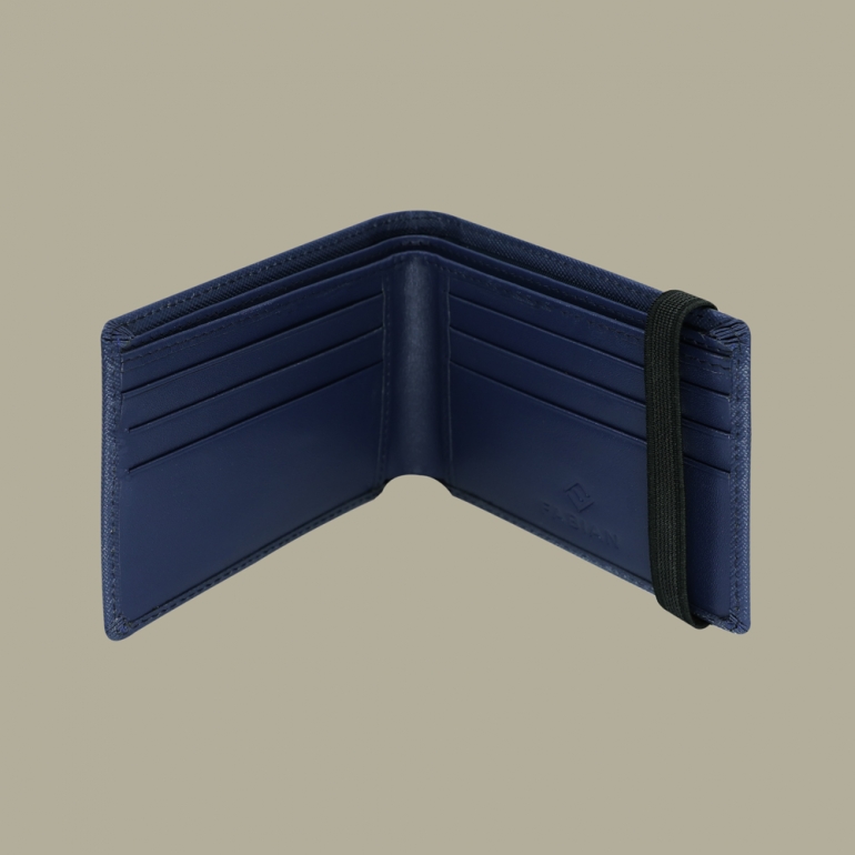 fabian leather wallet blue fmw slg23 bl 3 Fabian Leather Wallet Blue - FMW-SLG23-BL 3