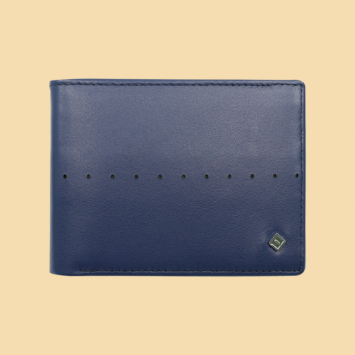 Fabian Leather Wallet Blue - FMW-SLG8-BL 1