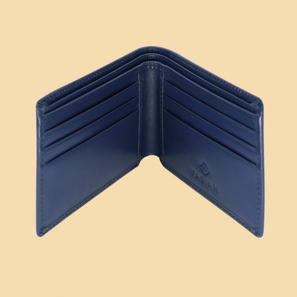 Fabian Leather Wallet Blue - FMW-SLG8-BL 3