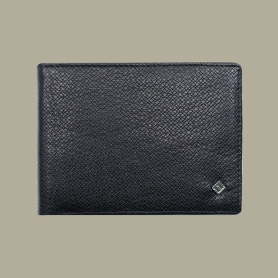 Fabian leather black wallet fmw slg4 b front
