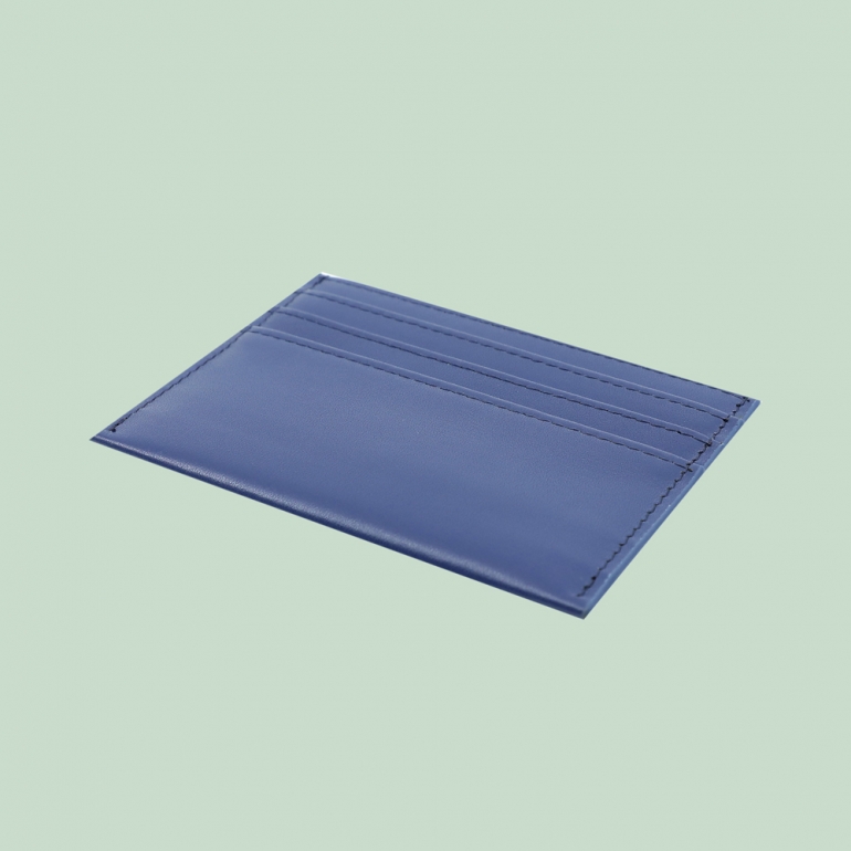 fabian leather blue card holder fmwc slg39 bl back Fabian leather blue card holder fmwc slg39 bl back