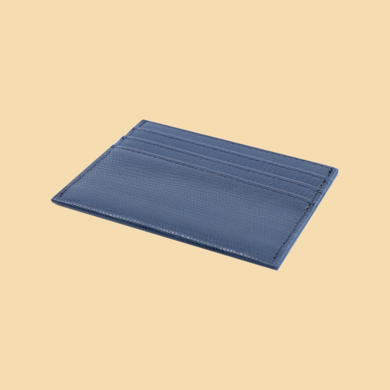 fabian leather blue card holder fmwc slg41 bl back Fabian leather blue card holder fmwc slg41 bl back