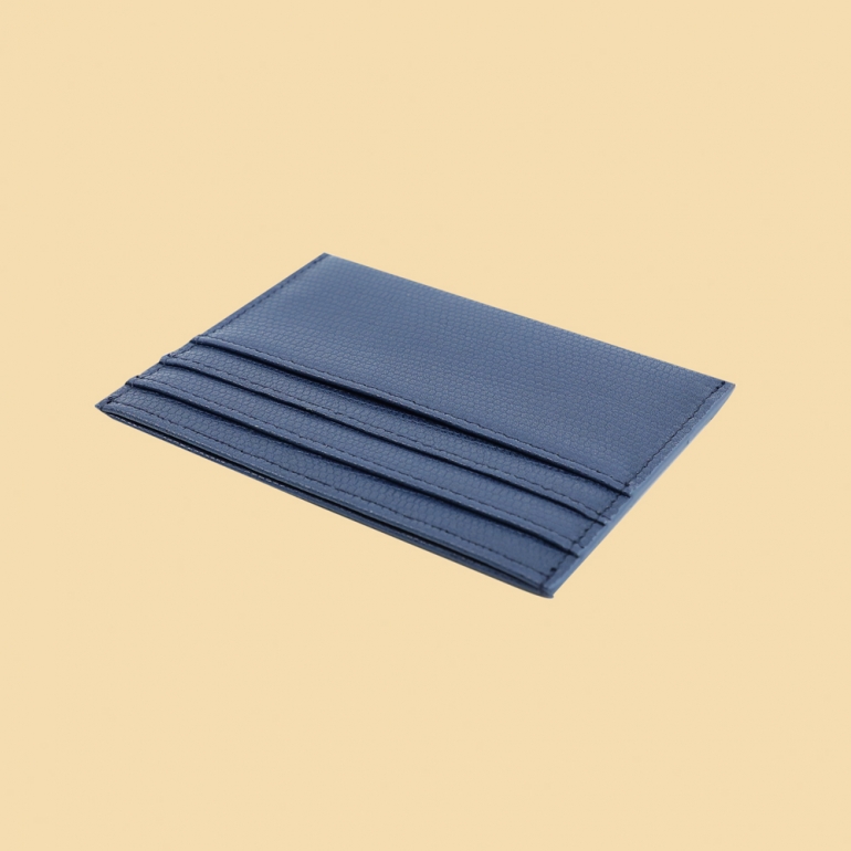 fabian leather brown blue card holder fmwc slg19 brnbl back Fabian leather brown blue card holder fmwc slg19 brnbl back