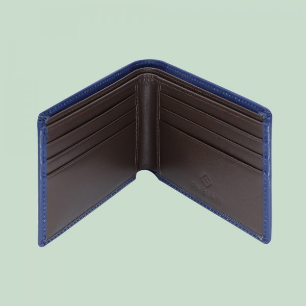 Fabian leather brown blue wallet fmw slg51 brnbl inside
