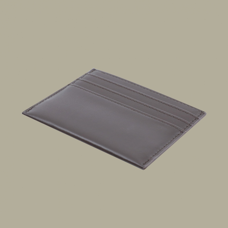 fabian leather brown card holder fmwc slg38 br back Fabian leather brown card holder fmwc slg38 br back