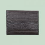 Fabian leather brown card holder fmwc slg40 br front