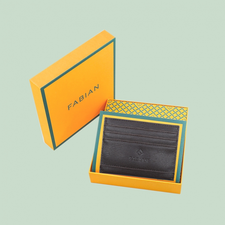 fabian leather brown card holder fmwc slg40 br with box Fabian leather brown card holder fmwc slg40 br with box