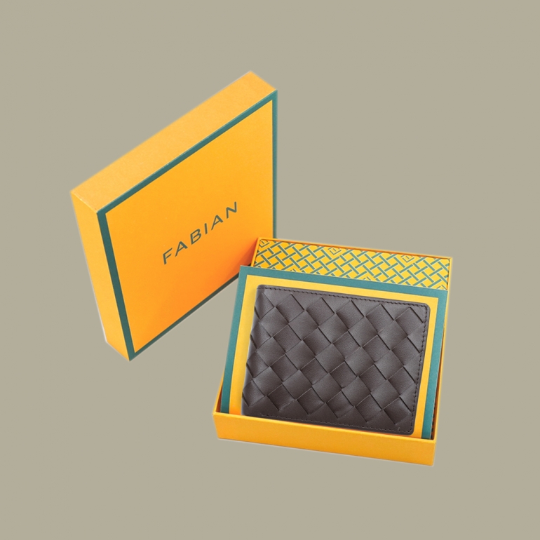fabian leather brown wallet fmw slg30 br with box Fabian leather brown wallet fmw slg30 br with box