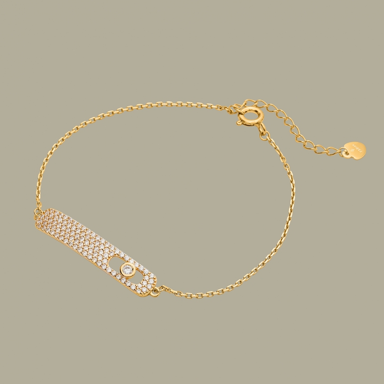 fabian rectangular design gold bracelet flj cg20b2275s br g 01 Fabian Rectangular Design Gold Bracelet-FLJ-CG20B2275S-BR.G 01