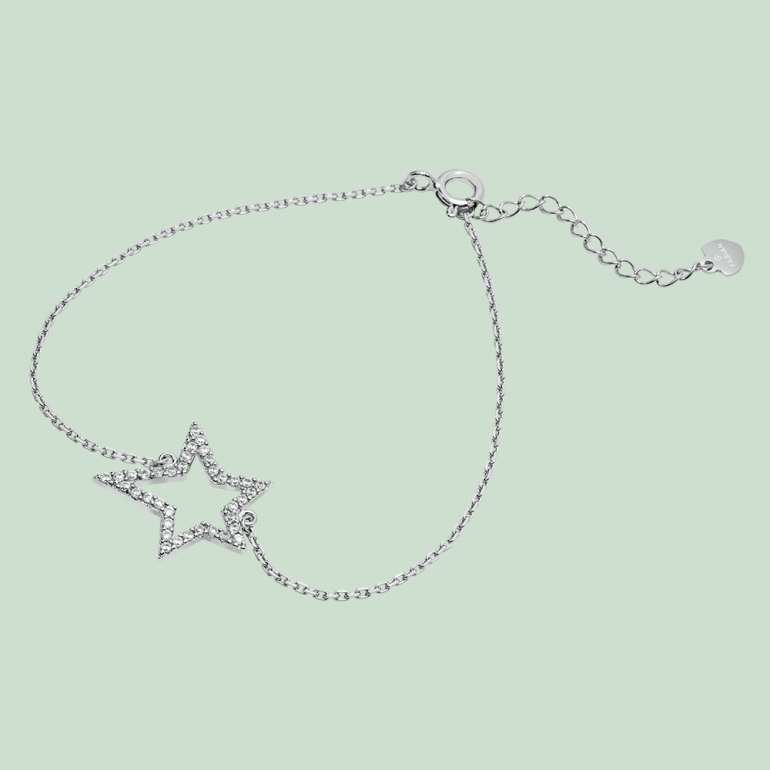 fabian star design silver bracelet flj gd13b5726a br s 01 Fabian Star Design Silver Bracelet-FLJ-GD13B5726A-BR.S 01