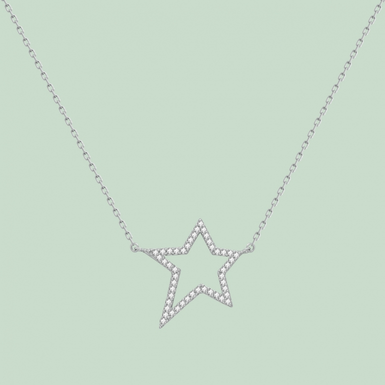 fabian star pendant silver necklace flj gd13n5725a nl s 01 Fabian Star Pendant Silver Necklace-FLJ-GD13N5725A-NL.S 1